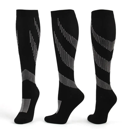 Compression Socks for Varicose Veins, Diabetics, and Sports – Nursing, Cycling, Running, Hiking Gift for Men