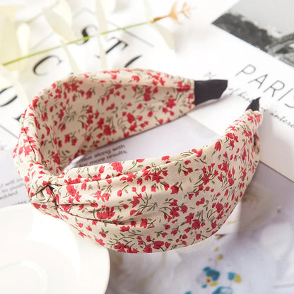 Fashion Leopard Print Headband — Wide Cross Elastic Bow Hairband for Women & Girls Hair Accessories