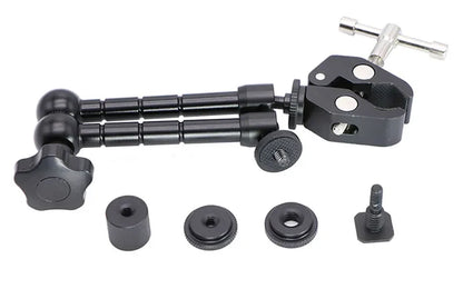 Super Clamp with 7"/11" Adjustable Magic Arm | Articulating Mount for Monitor, LED Light, DSLR Camera, Flash & LCD Video Gear