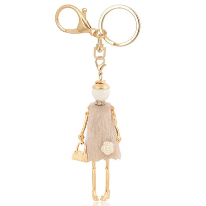 Trendy Women’s Metal Charm Keychain 2026 – Cute Statement Bag Pendant Jewelry Gift for Ladies