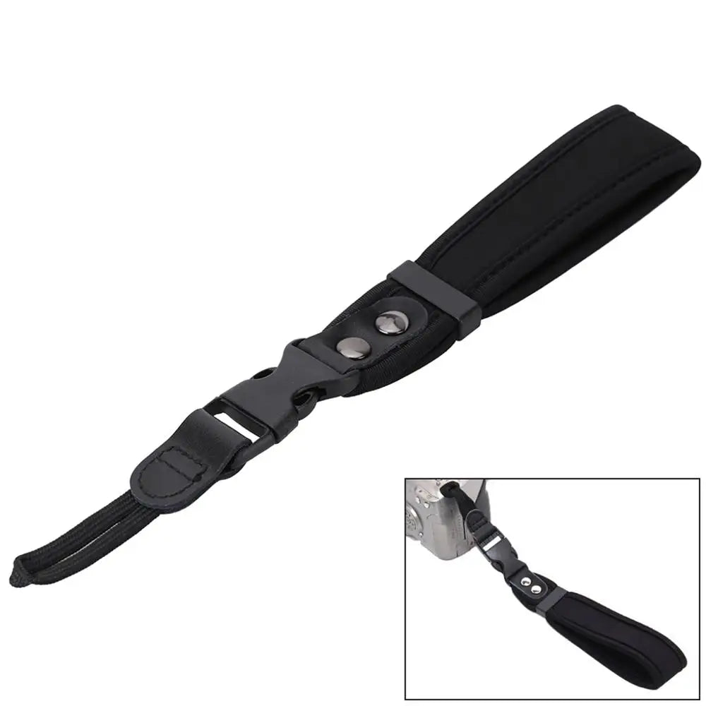 Neoprene Soft Quick Detachable Wrist Hand Strap: Canon, Nikon, Sony, Fujifilm DSLR Camera Accessories