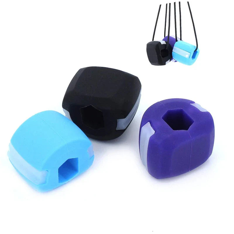 Silica Gel Face Fitness Ball - Jaw Exerciser for Toning Facial Muscles & Reducing Double Chin - Gym Training Simulator