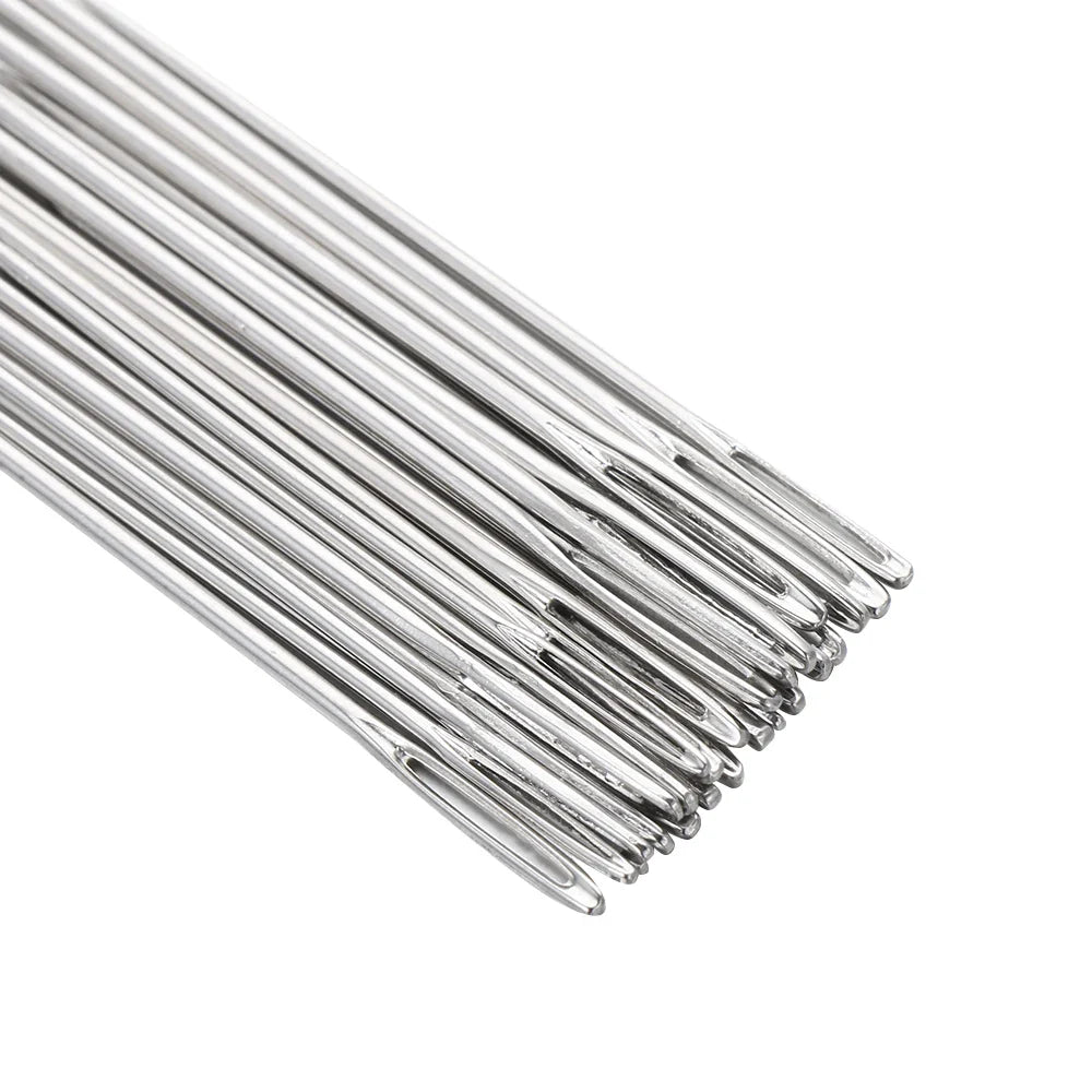 29PCS Large Eye Sewing Needle Set – Stainless Steel Hand Needles Kit for Cross Stitch, Embroidery & DIY Craft Sewing Tools
