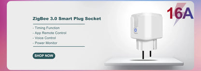 Tuya ZigBee 3.0 Smart Hub - Wireless/Wired Gateway Bridge for App & Voice Control, Alexa & Google Home Compatible