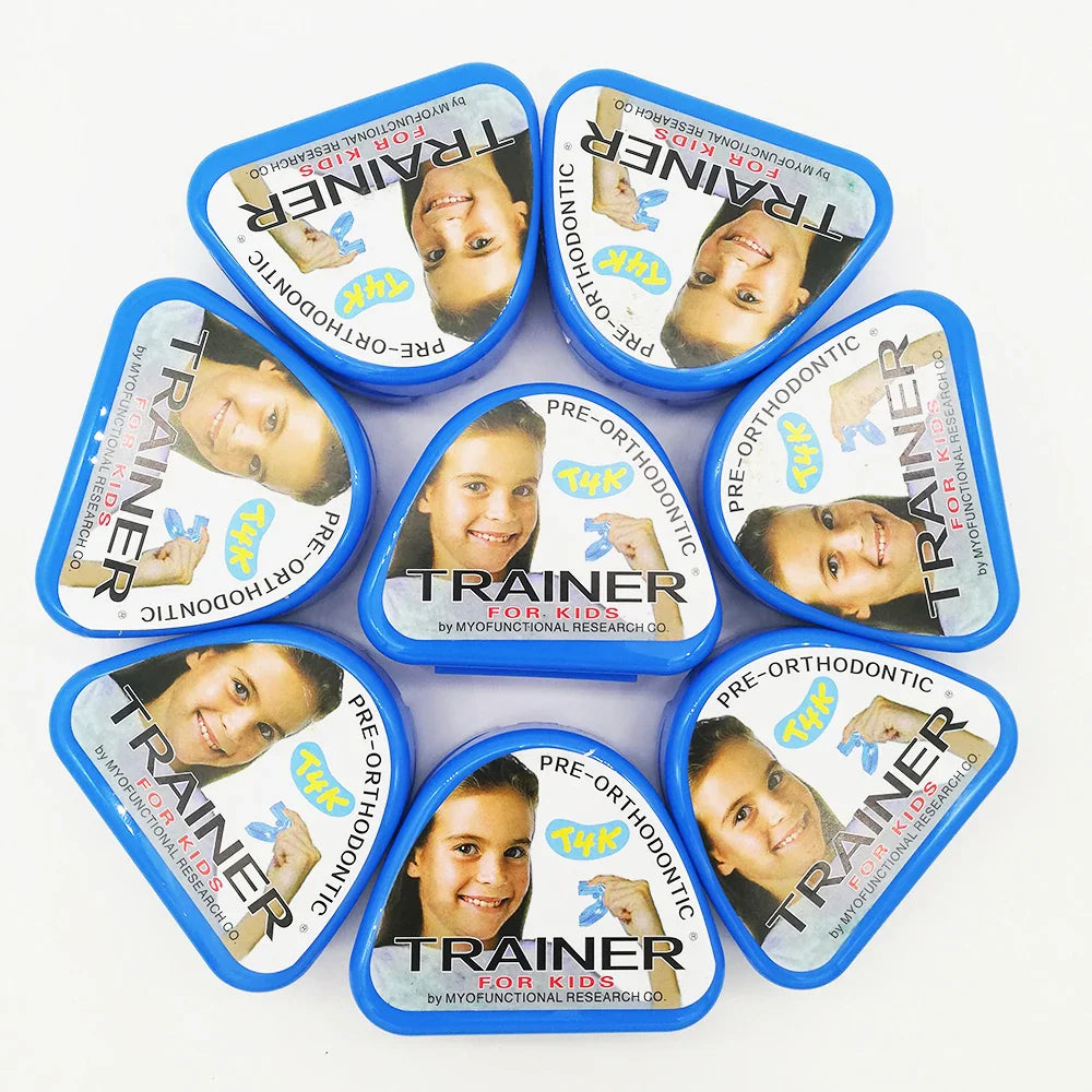 T4K Children’s Dental Tooth Trainer – Orthodontic Appliance for Kids Teeth Alignment, Soft & Hard Braces Mouthpieces