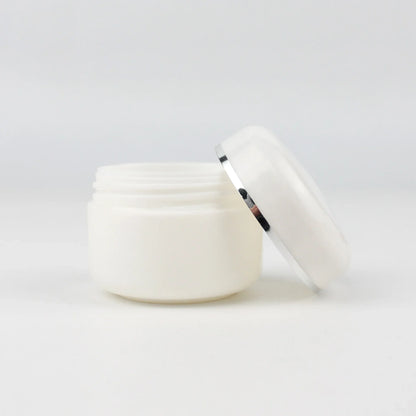 30pcs Plastic Cream Jars – 20g/30g/50g Empty Refillable Makeup Containers for Cosmetics Samples
