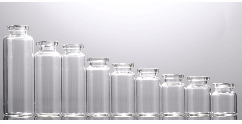 100pcs Glass Vials with Rubber Stopper & Flip-Off Caps – 2ml, 3ml, 5ml, 10ml Aluminum Bottles