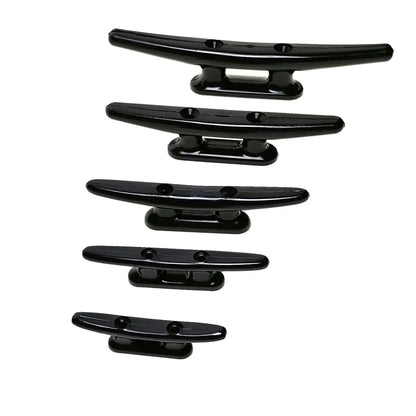 Nylon Plastic Low Flat Cleat – Open Base Cleat for Marine Boat, Yacht Deck Line Rope Tie & Boat Hardware Accessories