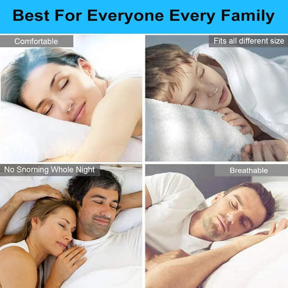 8PCS Anti-Snoring Nose Clips – Nasal Dilator Silent Sleep Aid Device for Men