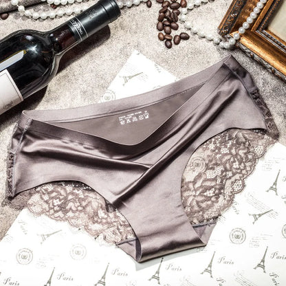 Women’s French Lace Panties - Seamless Soft Breathable Briefs for Comfortable Everyday Wear M-4XL