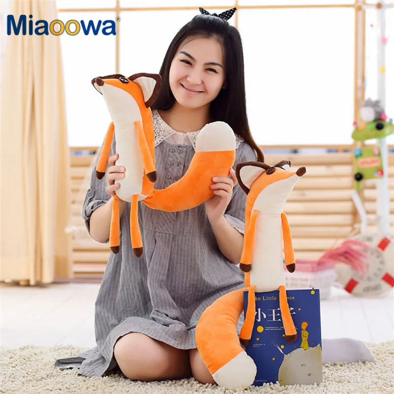 60cm The Little Prince & Fox Plush Doll – Soft Stuffed Animal Educational Toy for Kids, Baby Gift & Christmas Present