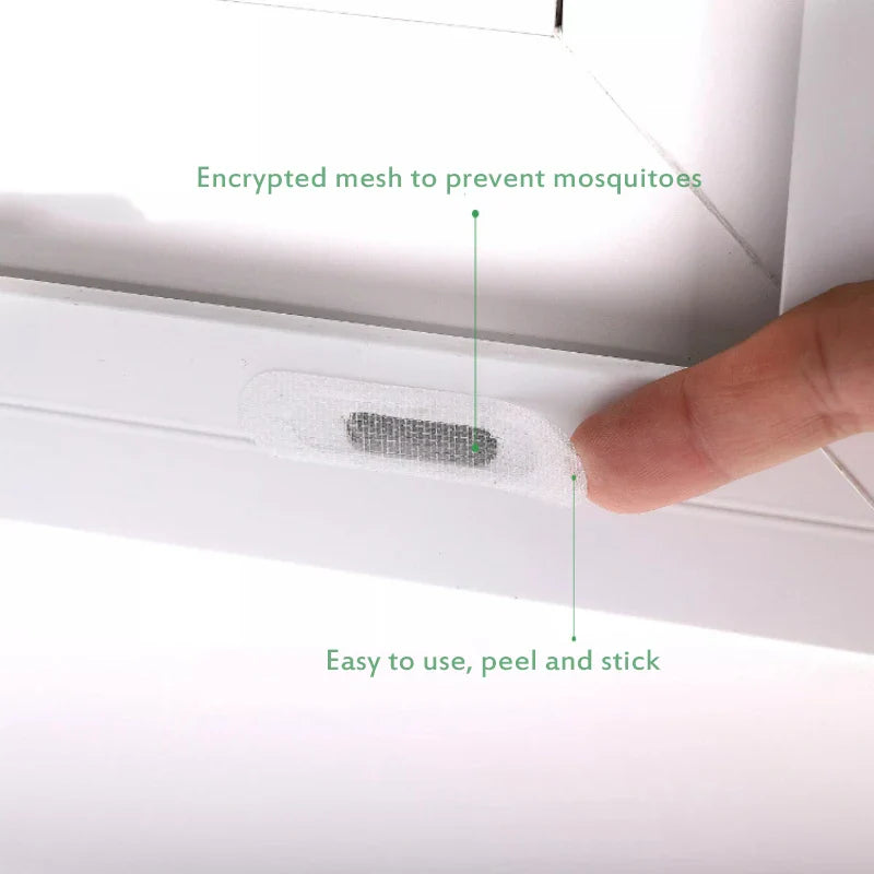 Say Goodbye to Pesky Insects: 50/25/15pcs Adhesive Anti-Mosquito Net Patches - Fix Net Window Screen Repair Stickers for Home - Keep Flies and Bugs Out with Ease