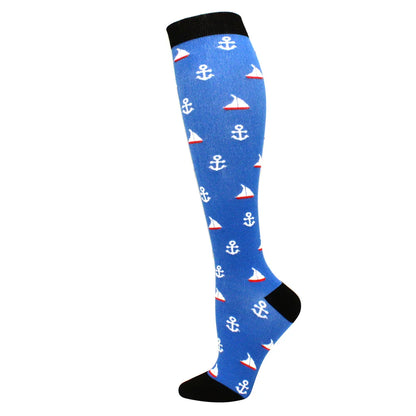 Compression Support Socks for Men & Women – Running Nursing Stockings for Edema, Varicose Veins & Blood Circulation Sports Wear