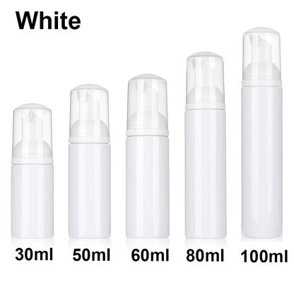Foaming Soap Dispenser Bottles – 30/50/60/80ML Plastic Pump Bottles for Shampoo, Lotion & Shower Gel