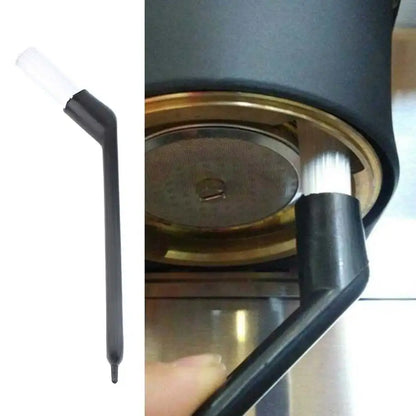 Coffee Machine Cleaning Brushes – Nylon Grinder Brush with Long Elbow Handle for Coffee Makers