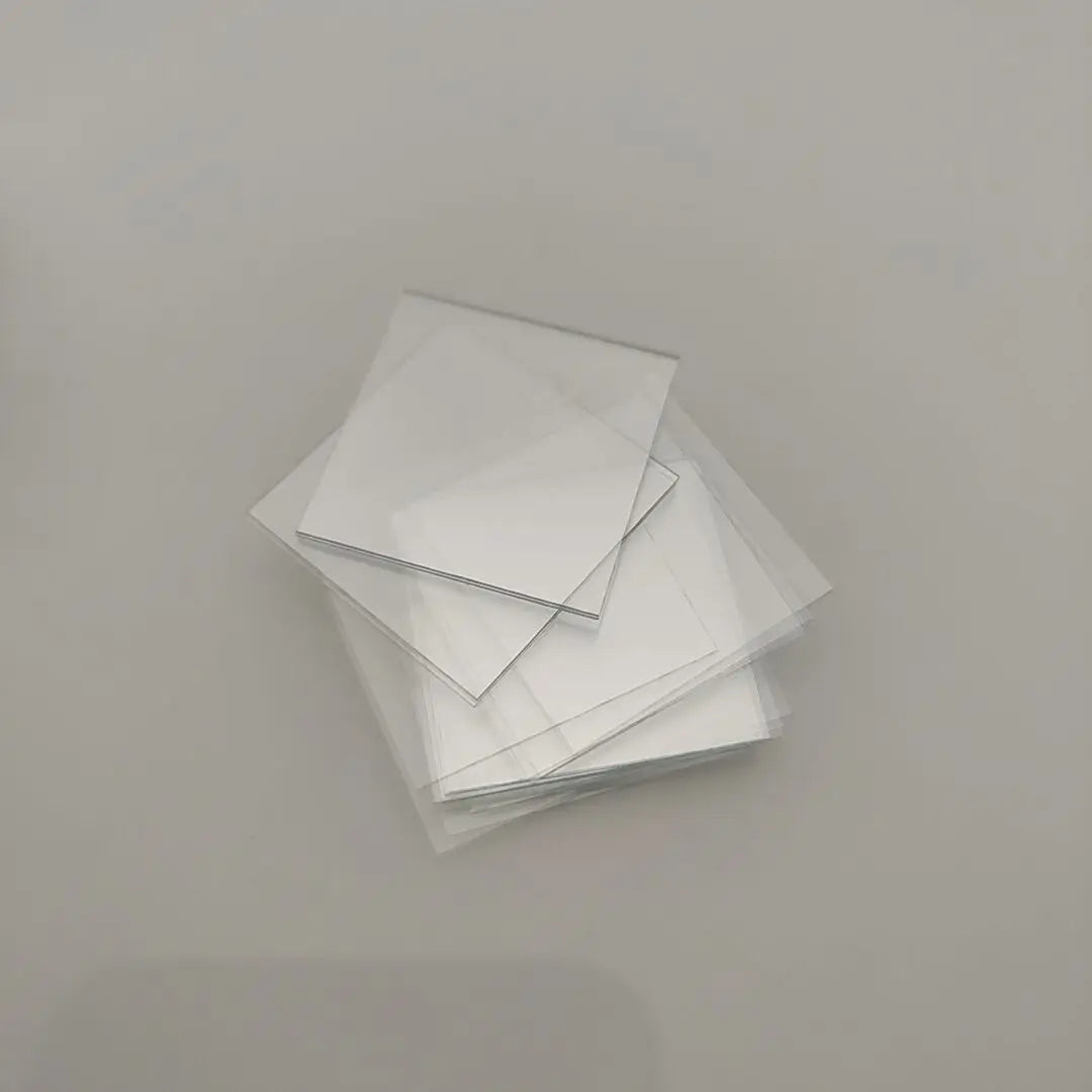 100 Pcs Transparent Square Glass Slides Coverslips - Optical Instrument Microscope Cover Slips for Microscopy