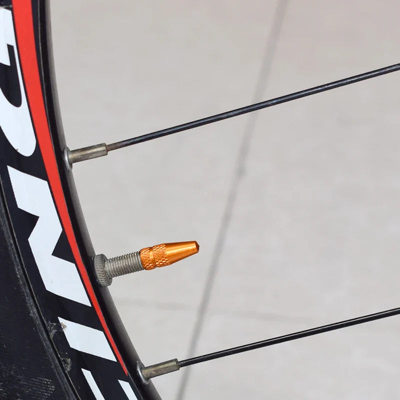 4/8PCS Aluminum Alloy Bicycle Tire Valve Caps – Dustproof Presta Valve Protectors for MTB & Road Bikes