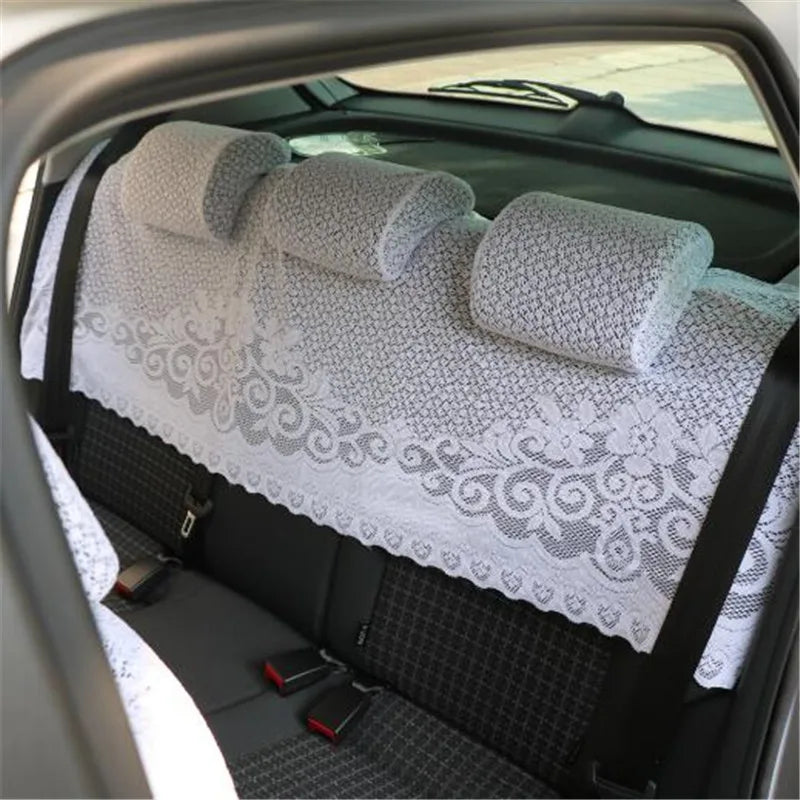 Audi Lace Mesh Seat Covers - 8 Piece Full Set for A1, A3, A4, A5, A6, A7, A8 & RS Models