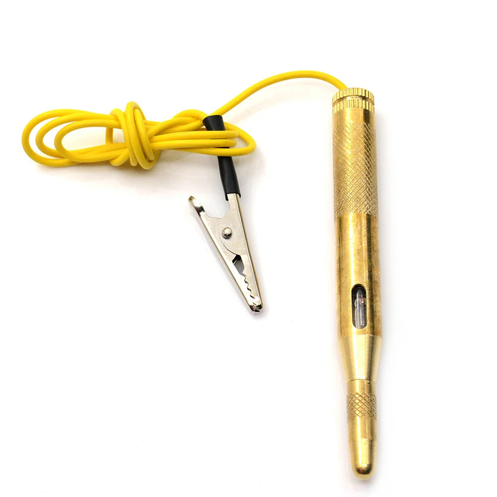 Auto Car Light Circuit Tester – DC 6V, 12V, 24V Voltage Detector Probe Lamp for Light System Testing