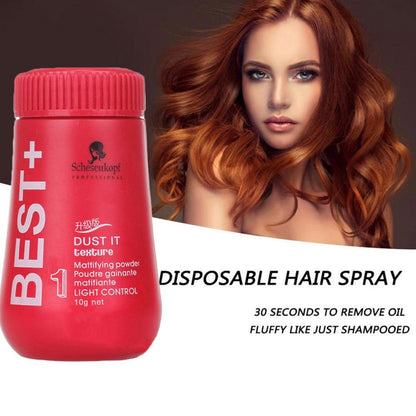 Hair Styling Powder – 1-50PCS Fluffy Oil-Absorbing Pink Bangs Spray, Oil-Free Hair Artifact for Men & Women