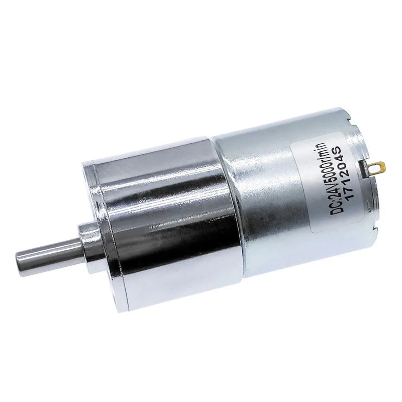 GB37RG 12V DC Gear Motor – 37mm Eccentric Shaft with Multiple RPM Options (2 to 1000 RPM)