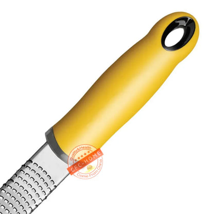 Citrus Lemon Zester & Cheese Grater - Multifunctional Kitchen Tool for Parmesan Cheese, Lemon, Ginger, Garlic, Nutmeg, Chocolate, Vegetables, Fruits