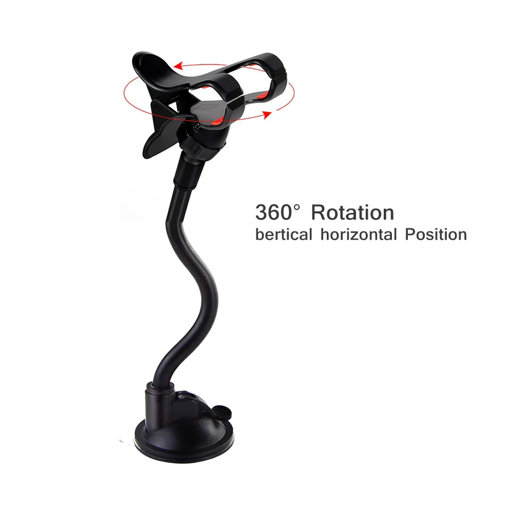 Guitar Phone Holder Stand — Street Singing & Song Lyrics Mobile Car Suction Cup Support