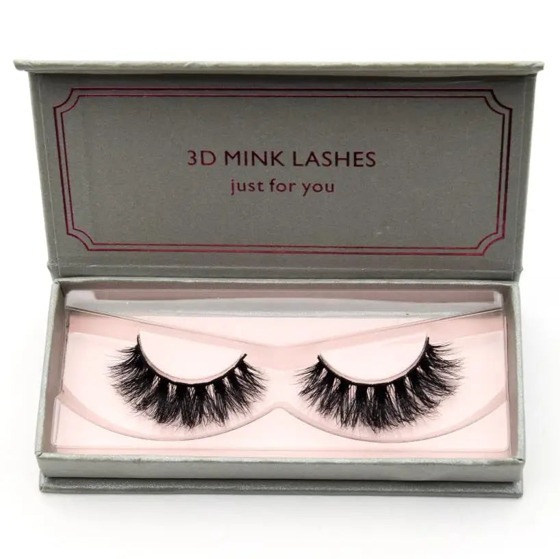 Visofree 3D Mink Lashes – High Volume Natural Black False Eyelashes #108, #109, #110