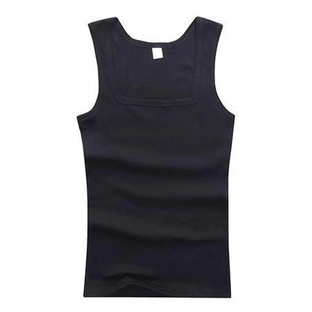 Plus Size Men’s Sleeveless Tank Top Vest – Summer Fitness Bodybuilding Singlet Casual Workout Shirt (Black, White, Gray)