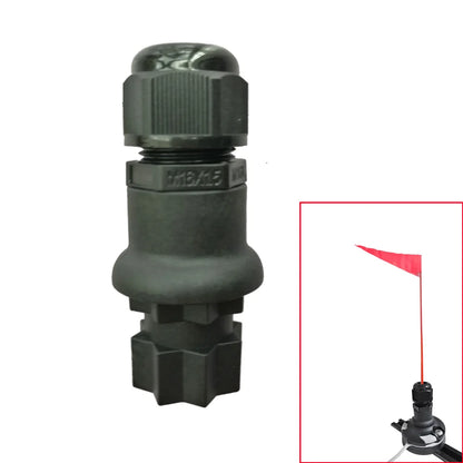 KAYAK Durable Nylon Dinghy Safety Flag Base Socket – For Marine Inflatable Boats & Canoes