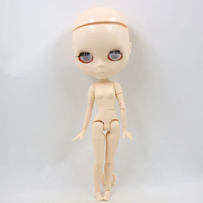 DBS Blyth Doll Toy – 30cm Joint Body Bald Head DIY Doll without Eyechips, Loose Scalp