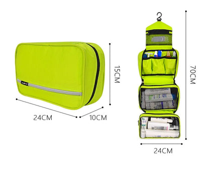 Large Waterproof Travel Makeup Bag — Unisex Cosmetic & Toiletry Organizer Pouch for Men and Women