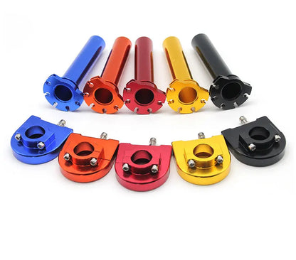 ZSDTRP 7/8" Aluminum Quick Action Throttle Grip Set – Twist Gas Throttle with Cable for 50cc, 110cc, 125cc Dirt & Pit Bikes