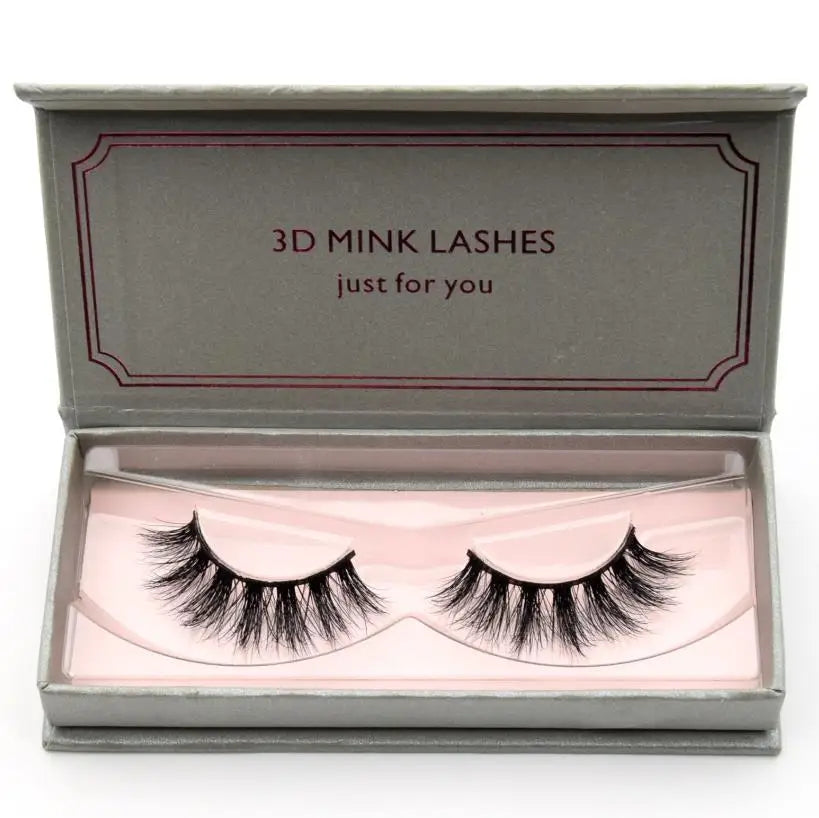 Visofree 3D Mink Lashes – High Volume Natural Black False Eyelashes #108, #109, #110
