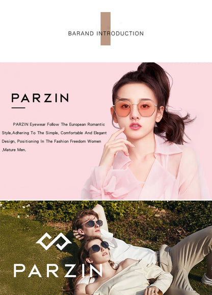 PARZIN Luxury Women’s Sunglasses – Designer Vintage Polarized Driving Shades with Hollow Lace