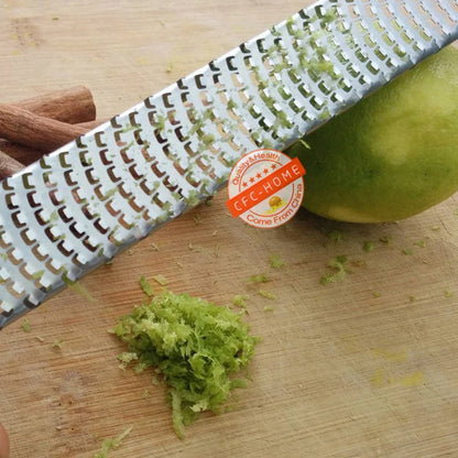 Citrus Lemon Zester & Cheese Grater - Multifunctional Kitchen Tool for Parmesan Cheese, Lemon, Ginger, Garlic, Nutmeg, Chocolate, Vegetables, Fruits