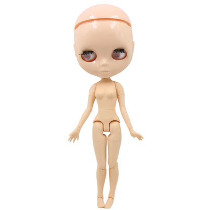 DBS Blyth Doll Toy – 30cm Joint Body Bald Head DIY Doll without Eyechips, Loose Scalp