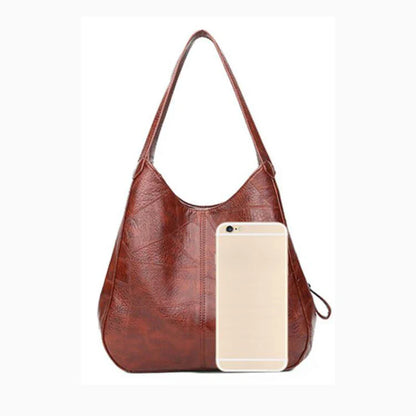 Yogodlns Vintage Women's Handbag - Designer Luxury Shoulder Tote, Fashion Brand Top-Handle Bag