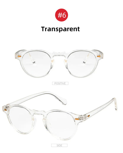VIVIBEE 2025 Fashion Oval Small Sunglasses – Classic UV400 Clear Transparent Shades for Men & Women