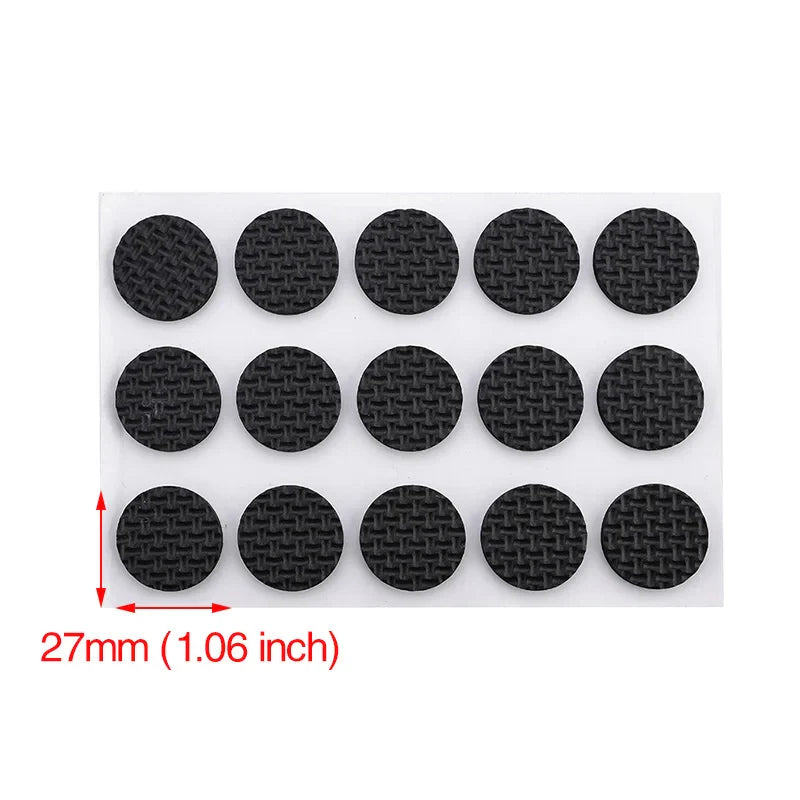KAK Self-Adhesive Furniture Leg Felt Pads, Anti-Slip Rug Mat Bumper, 1-24PCS Chair Table Protector, Furniture Hardware Damper