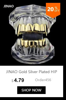 JINAO 2-Piece Grillz Molding Bar – Reusable Silicone Fitting Mold for Top & Bottom Hip Hop Teeth Grillz
