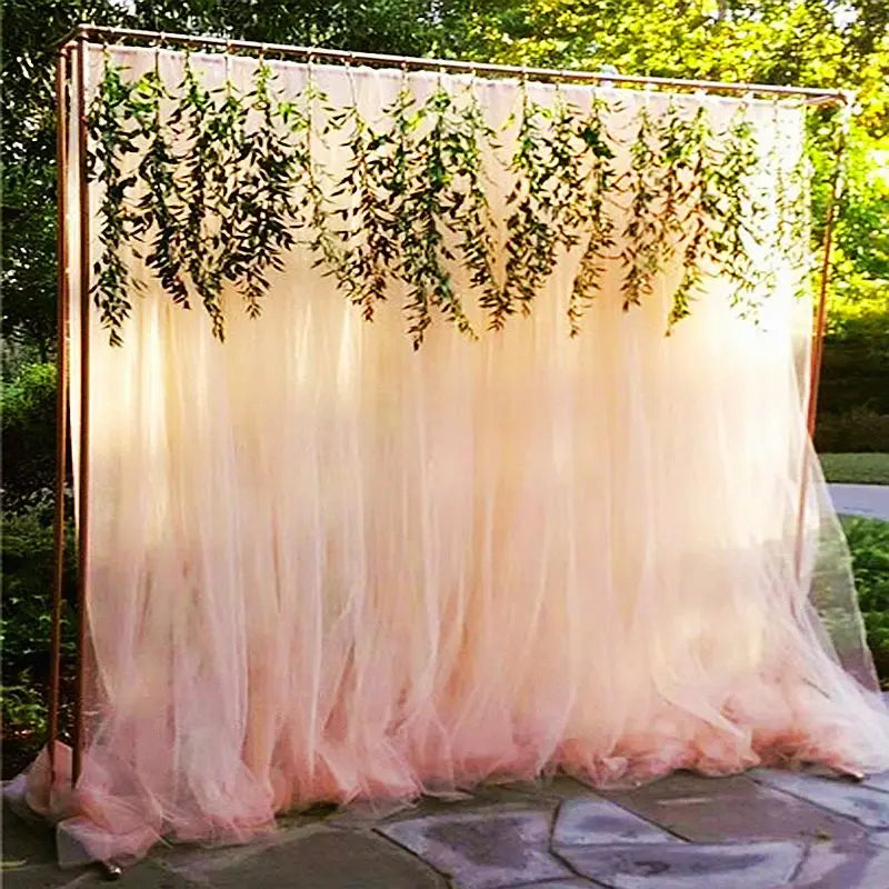 Sheer Organza Fabric Roll - Wedding Party Decoration Material for Romantic Events & Birthday Decor