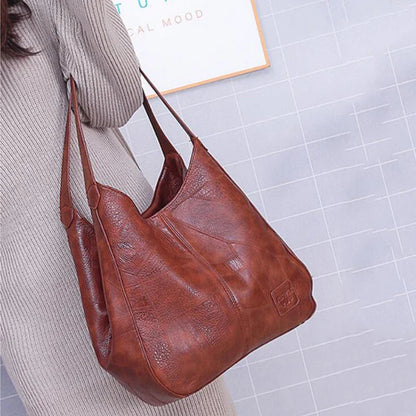 Yogodlns Vintage Women's Handbag - Designer Luxury Shoulder Tote, Fashion Brand Top-Handle Bag
