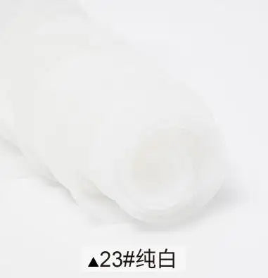Sheer Organza Fabric Roll - Wedding Party Decoration Material for Romantic Events & Birthday Decor
