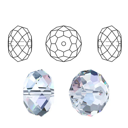 300PCS 4mm Round Crystal Glass Beads Set – Colorful Spacer Beads for Bracelet Jewelry Making & DIY Crafts (Buy 1 Get 1 Free)