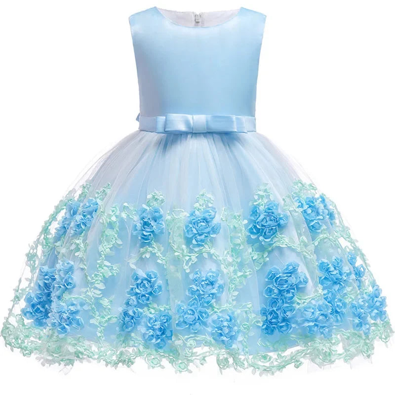 Girls Lace Tutu Princess Dress - Elegant Birthday and Party Dress for Baby and Kids