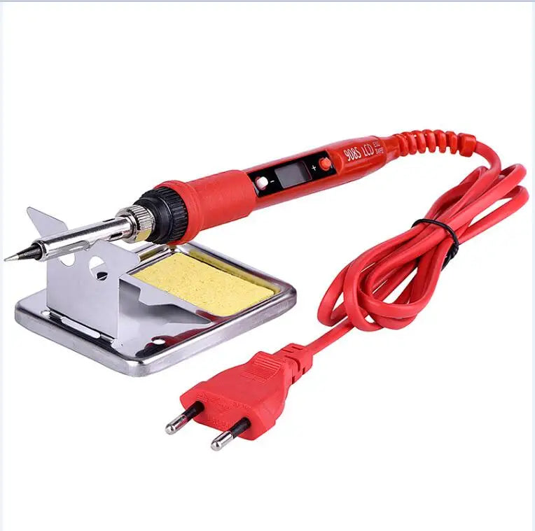 JCD 220V 80W LCD Electric Soldering Iron 908S – Adjustable Temperature with Quality Tips & Soldering Kit
