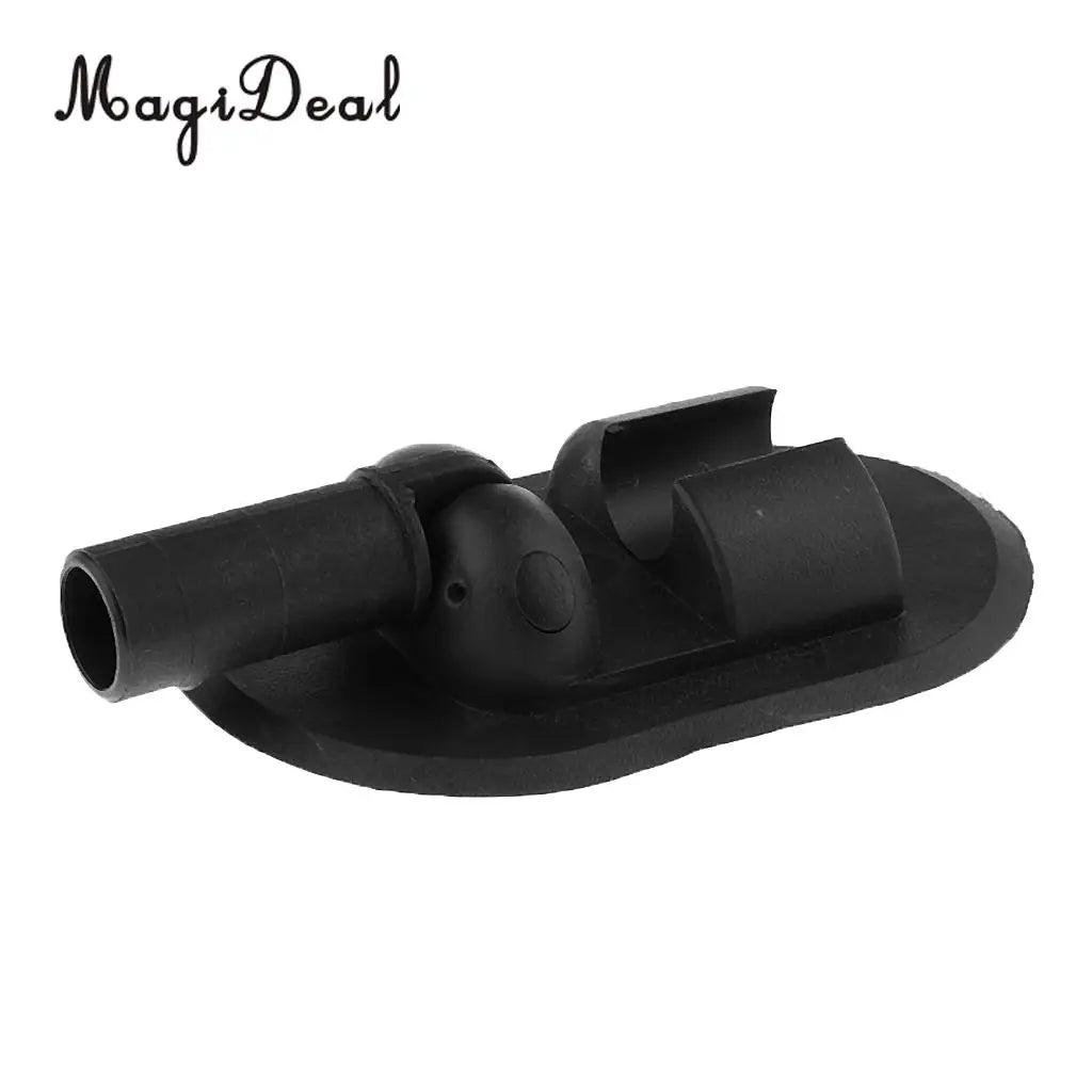 MagiDeal Speedboat Inflatable Fishing Boat Awning – PVC Sun Shade with Deck Mount, Black