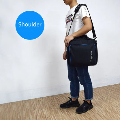 PS4 / PS4 Pro Slim Console Carry Bag - Original Size Shoulder Handbag, Canvas Case for PlayStation 4 Protection