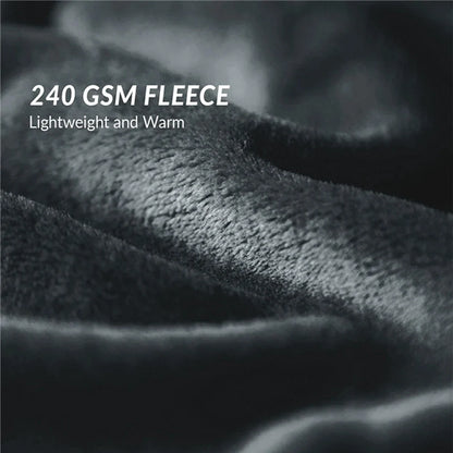 Spring & Winter Flannel Blanket – Soft, Fluffy Coral Fleece Sofa Cover & Bedspread, Solid Blue & Black Plush Blanket for Beds